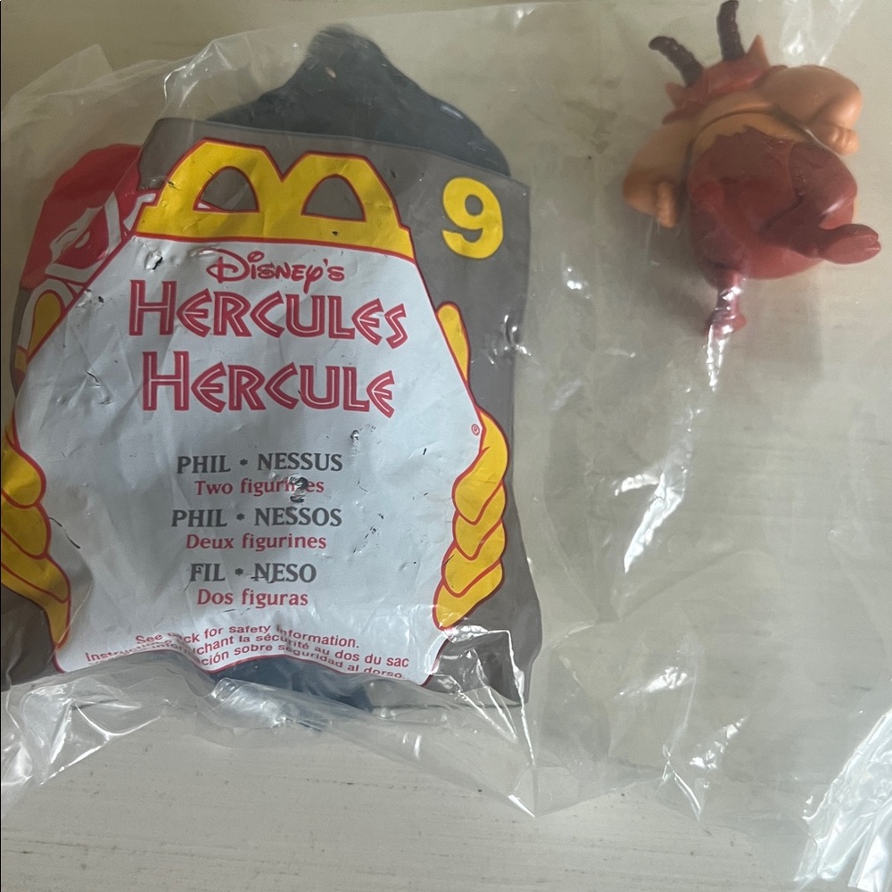 1990’s McDonald's Collectible Toy Set with Orange and Black